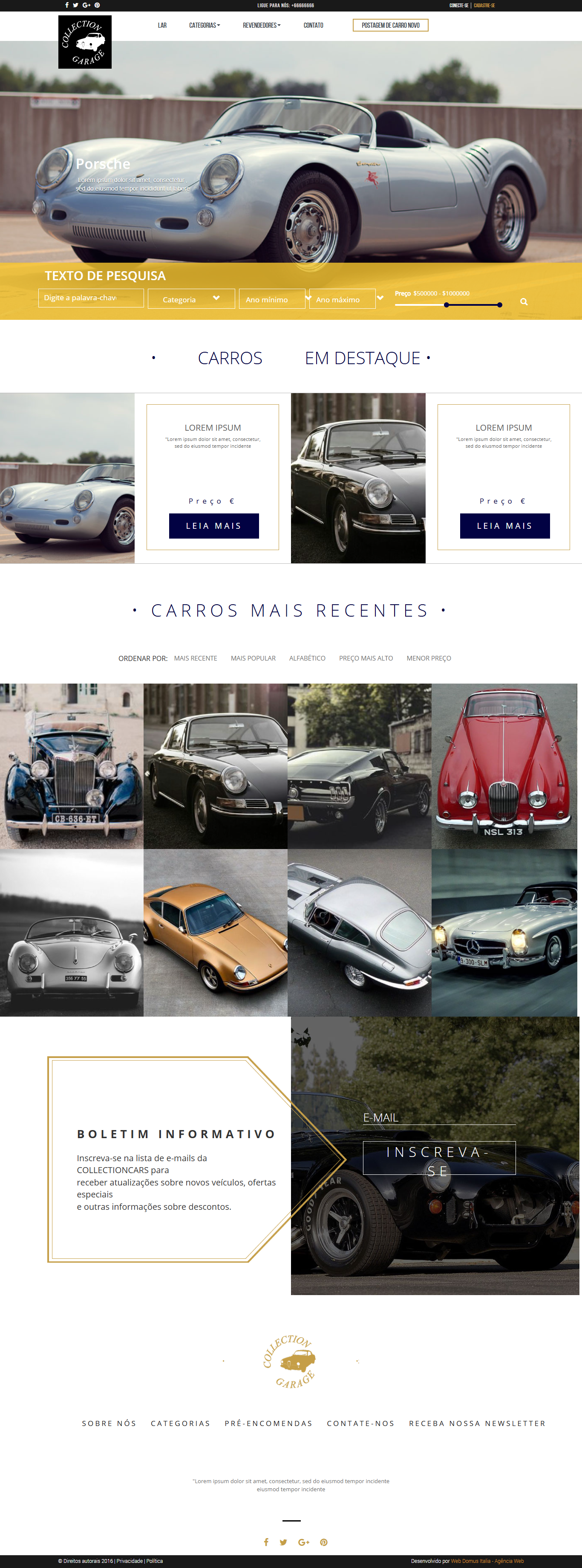 Projeto 1 - print completo do site